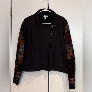 LuLaRoe Aztec Stevie moto jacket. Size 2XL